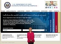 Date: 07/27/2009 Location: Washington, DC Description: careers.state.gov home page © State Dept Image