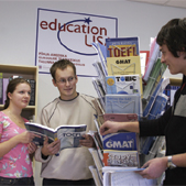 Photo of Estonian students at the EducationUSA Advising Center