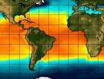 When ocean currents flow over large distances, water of one temperature is carried into zones of another temperature.