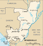 Congo-Brazzaville map