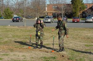 Photo of Soldiers conducting a cable fault location exercise