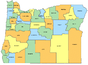 Oregon County Map