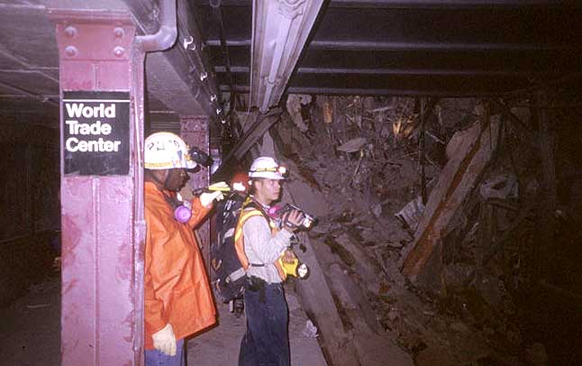 Search and Rescue Team in Subway Station