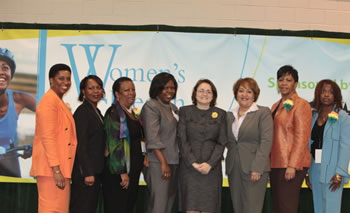 Commissioner Howard, was a featured speaker at the Newark Women's Health Symposium that drew 800 participants from around the state