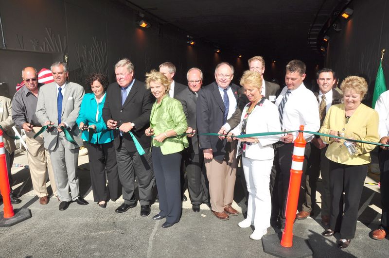 Ribbon Cutting at the Bremerton Tunnel; click on the photo for more great photos from WSDOT on their Flickr page