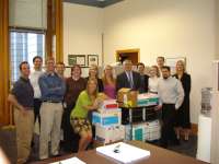 Gov. Ritter and OSPB Staff with the FY 08/09 Budget Proposal Image
