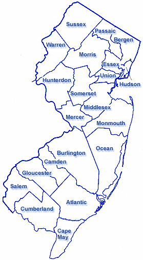 New Jersey Map