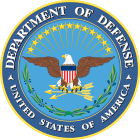 Seal of the United States Department of Defense.