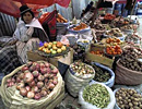 Fruit and vegetables, open market, Americas