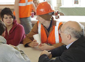 Commissioner Avakian meets with students at the Oregon and Southern Idaho Laborers Training Program