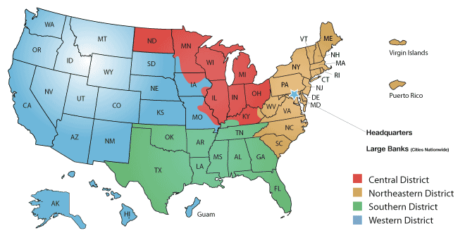 Map of Districts