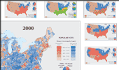 This is a full-scale image of a portion of the Presidential Elections map. It also links to a reduced scale rendition of the map.