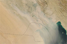 Dust Storm over Iraq