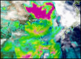 Springtime Aerosols over Eastern Asia