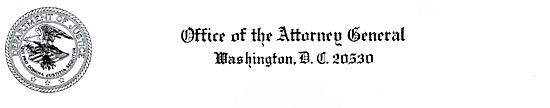 Office of the Attorney General letterhead, July 6, 2001