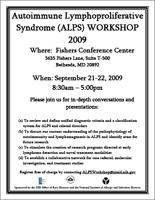 flyer for the ALPS 2009 Workshop