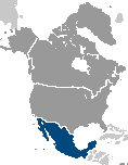 Location of Mexico