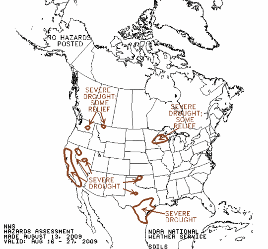 United States Soil and Wildfire Hazards