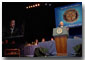 President Bush speaks at the American Legion's 83rd annual convention in San Antonio, Aug. 29. White House photo by Moreen Ishikawa.