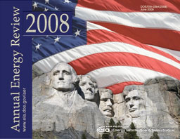 Annual Energy Review 2008 report cover