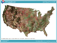 Standard time zones map