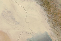 Dust Storm over Iraq