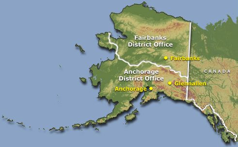 Map of Alaska