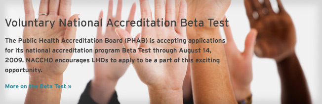 Voluntary National Accreditation Beta Test