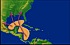 Typical origins and paths of tropical cyclones for June - Click to enlarge