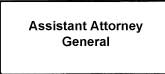 Assistant Attorney General