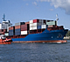 Container cargo ship