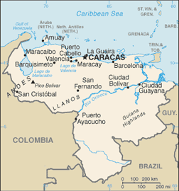 Map of Venezuela