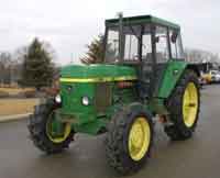 Tractor with Roll-over Protective Structure