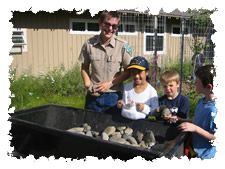 Students visit Alaska's Cambell Creek Science Center