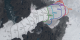  This image of the Jakobshavn glacier on 07/07/2001 shows the  changes in the glacier's calving front between 1851 and 2006.  Historic calving front locations, 1851 through 1964, were compiled by Anker Weidick and Ole Bennike and are shown here in gray.  Recent calving front locations, 2001 through 2006, derived from satellite imagery are show in colors.  A distance scale is provided.