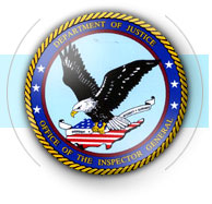 US Department of Justice Office of the Inspector General Seal