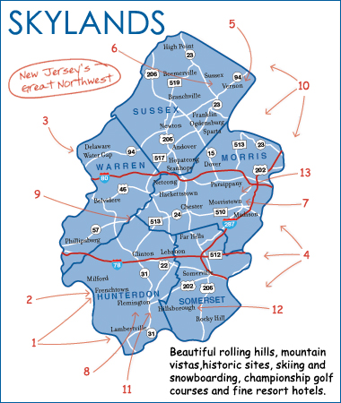 Skylands Detail Map