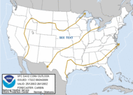 Day 2 Severe Weather Outlook from the SPC