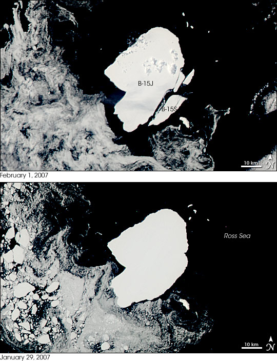 Another Iceberg from Former Ross Sea Giant 