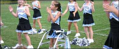 Photo: Young cheerleaders