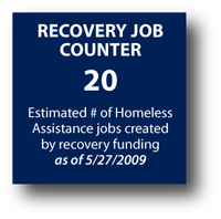 Homeless job counter