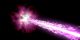 As the star explodes, the narrow beam (white) of gamma rays is emitted first, followed by the wider beam (purple).