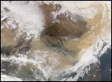 Dust Storm over Eastern China