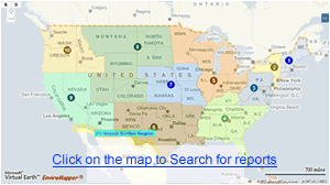 This is a map of the EPA Regions.  Click on the Map to Search for Projects.