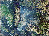 Smoke Over Jackson Hole, Wyoming