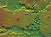 Elevation Data of Las Bayas, Argentina