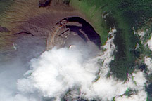 Plume from Nyiragongo