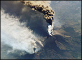 Spectacular View of Etna from the International Space Station