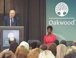 October 8, 2007 - Congressman Dingell speaks to health care professionals at Oakwood Medical Center in Dearborn. The Congressman discussed the importance of the State Children's Health Insurance Plan (SCHIP) with doctors, nurses and hospital administrators.