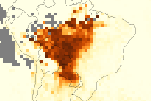 September Smoke Over the Amazon from 2005-2008